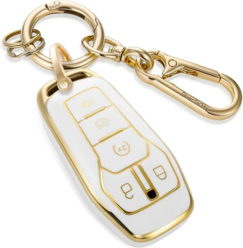 Miniatura 57 de Funda para llavero GMC con llavero de cuerda trenzada de metal antipérdida, exquisita funda suave para Tahoe Acadia Terrain Yukon Yukon XL Silverado