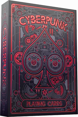 Miniatura 12 de Juego de cartas de Cyberpunk, con e-book gratuito de cartas (idioma español no garantizado), mazo de cartas prémium, cartas de póquer geniales