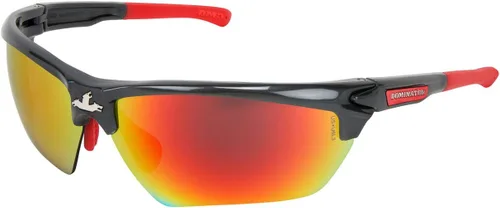 Miniatura 7 de MCR Safety Gafas DM1337B Dominator DM3 Lente de espejo negro con revestimiento UV, antivaho y resistente a los arañazos, 1 par