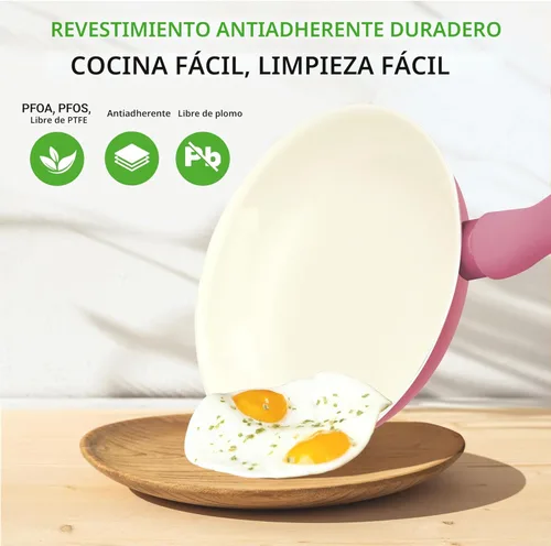 Miniatura 3 de NutriChef Juego de utensilios de cocina de 54 piezas – Juego completo de ollas y sartenes de cerámica antiadherente con utensilios, utensilios
