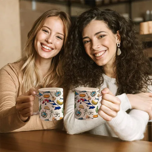 Miniatura 6 de Lotacy Taza de café con símbolos de Cuba con bandera de mapa, taza de cerámica de bandera cubana de 11 onzas, recuerdo de Cuba y regalos, idea