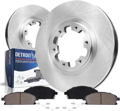Miniatura 21 de Detroit Axle - Kit de freno delantero para Hyundai Elantra 17-20, 16-21 Tucson, 17-22 Kia Sportage, rotores de freno de disco pastillas de freno