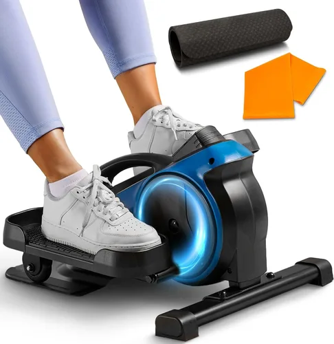 Lifepro Portable Under Desk Elliptical Exercise Machine - Manual Pedal Exerciser for Home Workouts, Muscle Toning, Energy Boost - Mini Foot & Leg
