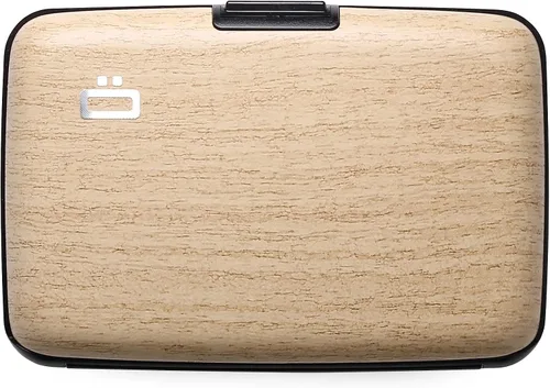 Funda inteligente tipo billetera de aluminio de Ögon Designs Bloqueo RFID, el tarjetero delgado minimalista original para hombres y mujeres, Estilo