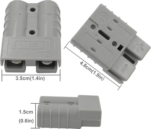 Miniatura 5 de COMeap Conector de panel solar para Anderson 10AWG, compatible con MC-4 a 50A/600 V Anderson Cable de extensión de carga para generador solar