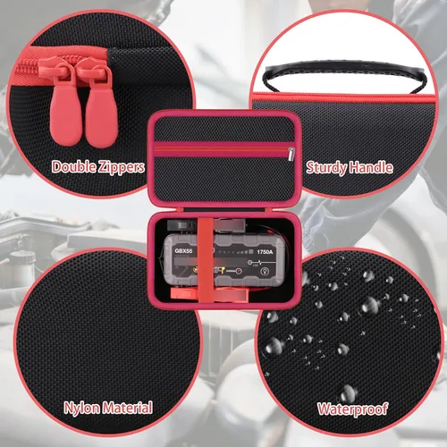 Miniatura 4 de Funda de Almacenamiento de Protección Compatible con NOCO Boost X GBX55 UltraSafe Jump Starter Arrancador de Batería de Litio Paquete de Arranque