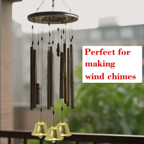 Miniatura 7 de Tupalizy Cascabeles con llavero, pequeña campana de manualidades para envolver regalos de Navidad, boda, campanilla de viento, collar de perro