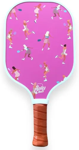 Miniatura 5 de Rally Club Paletas de pickleball para hombres y mujeres Núcleo compuesto de panal de fibra de carbono Ligero duradero Diseño único elegante
