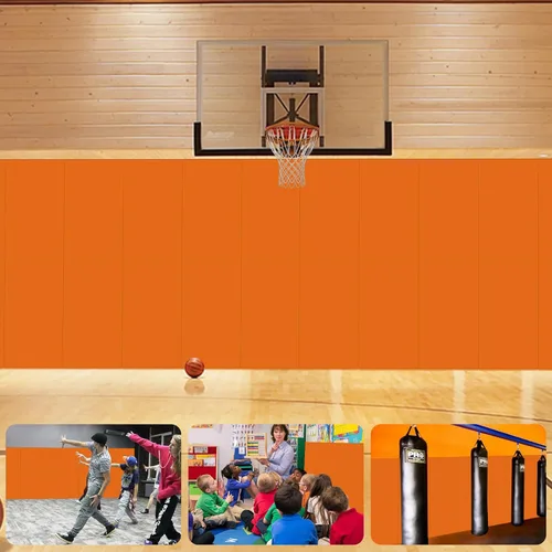 Miniatura 12 de Acolchado de pared para gimnasio, almohadilla de pared para niños, acolchado de pared de 2" de espesor, acolchado de pared para protección de 4