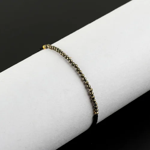 Miniatura 16 de Thecraftman - Pulsera trenzada de cuentas naturales, cristales energéticos, regalo para ella, pulsera de protección de hilo trenzado de mano