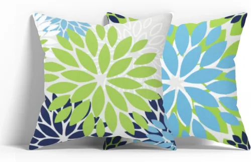 Miniatura 9 de Fundas de almohada con patrón bohemio de doble cara, fundas de almohada retro con diseño floral de mandala hippie, decoración retro, fundas