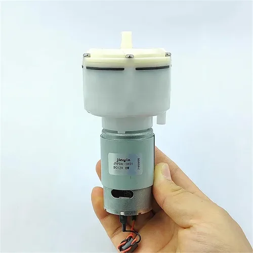 Miniatura 2 de JYPDA-3A01 Mini 555 DC 12V 8W Micro 2.362 in Diafragma Aire Bomba de Vacío Presión Negativa Succión DIY Inflador Empaquetador