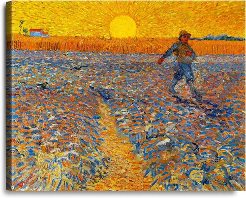 Miniatura 238 de A&T ARTWORK Noche estrellada sobre el Ródano de Vincent Van Gogh. Tamaño del marco: 36 x 30 pulgadas, tamaño de la imagen: 30 x 24 pulgadas
