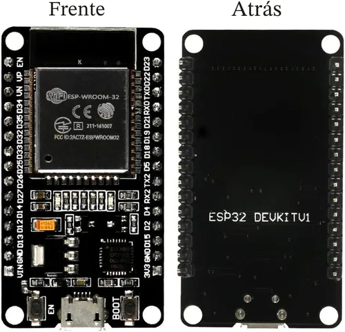 Miniatura 4 de AITRIP 10 piezas ESP32S ESP32 ESP-WROOM-32 placa de desarrollo 2.4GHz Dual-Core WiFi + Bluetooth 2 función microcontrolador para Arduino