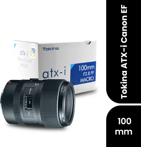 Miniatura 4 de Tokina 634455 ATX-i 3.937 in F2.8 FF Macro Canon EF Montura Tamaño Completo Compatible Negro