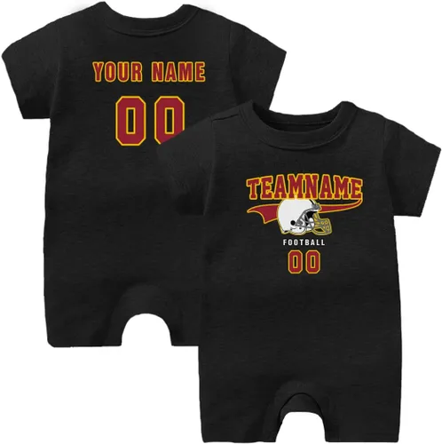 Miniatura 44 de Traje de fútbol personalizado para bebé, hace que tu bebé nombre y número de ropa de fútbol regalos