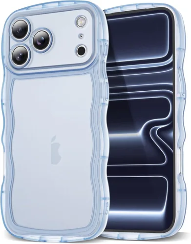 Miniatura 10 de SKYLMW Compatible con iPhone 6s Plus/6 Plus Case de 5.5", Linda Kawaii Marco Ondulado Rizado Forma de Marco Funda de Silicona Suave Resistente a