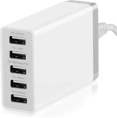 Miniatura 9 de Estación de carga para teléfono celular Pezin & Hulin, organizador de muelle de bambú para múltiples dispositivos, tabletas, reloj inteligente
