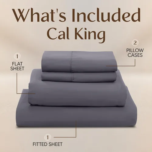 Miniatura 359 de Utopia Bedding Juego de sábanas Queen – Sábanas de 4 piezas para cama tamaño Queen, microfibra suave y transpirable, incluye 1 sábana bajera, 1 Gris