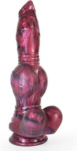 Consolador realista de 10.35 pulgadas con ventosa enorme consolador monstruo consolador anudado de silicona para adultos, juguetes sexuales para