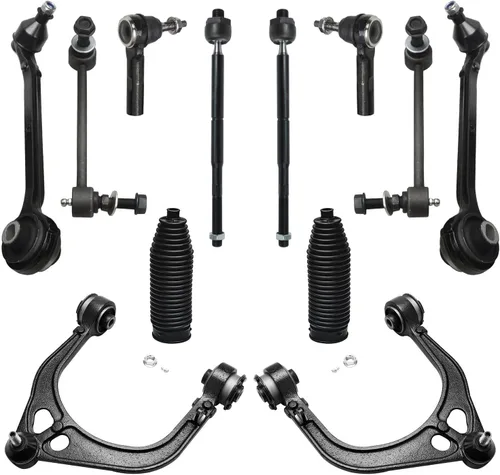 Miniatura 31 de Detroit Axle - Kit de extremo delantero para Ford 1998-2001 Explorer Mercury Mountaineer, 4 barras estabilizadoras delanteras y traseras, 2 brazos
