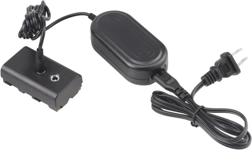 Miniatura 7 de FocusFoto Cable adaptador de fuente de alimentación de CA + batería ficticia NP-F, acoplador de CC para Sony NP-F550 NP-F570 NP-F970 para alimentar