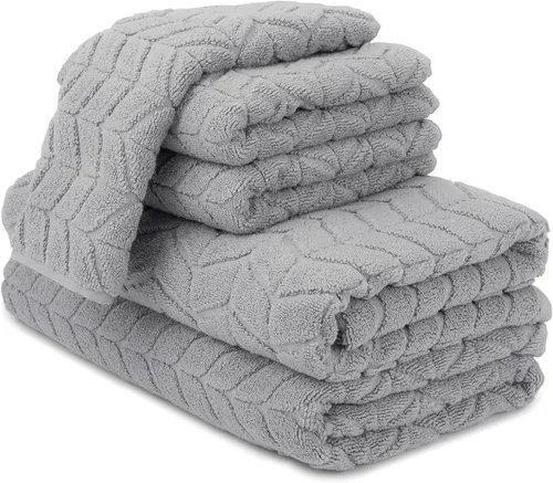 Miniatura 17 de Alusa Home Sábanas de Baño de Lujo Ultra Suaves y Elegantes de 700 GSM Paquete de 2 Extra Grandes 35x70 Pulgadas 100% Algodón de Fibra Larga