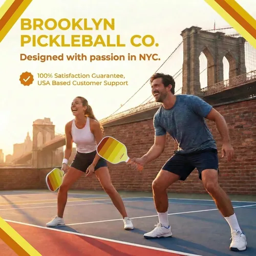 Miniatura 7 de Brooklyn Pickleball Co. – Carbon Fiber Pickleball Paddles – USAPA Approved, Honeycomb Core, Cushioned Grip, Lightweight Design – Single Paddles &