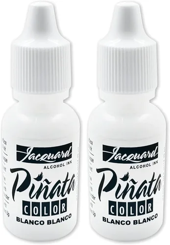 Miniatura 41 de Jacquard Pinata Tinta de Alcohol - Blanco Blanco - Tinta Profesional y Versátil que Produce Resultados de Color Saturado y Sin Ácidos - 1/2 Onza