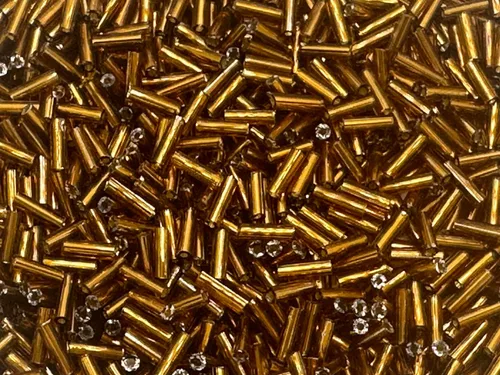 Miniatura 15 de Cuentas de corneta checa 40 gr / 1.4 oz Tubo de vidrio tamaño #3 0.276 in (mezcla surtida)