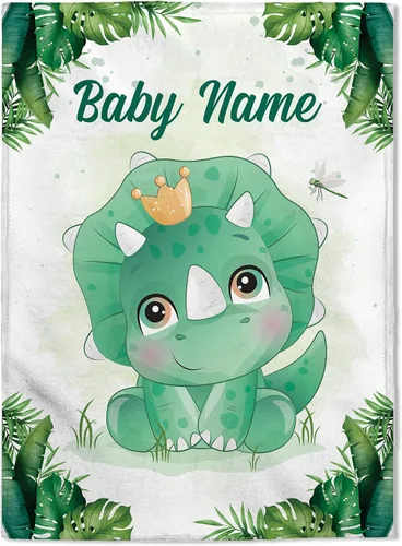 Miniatura 18 de FLOCHIL Manta de bebé personalizada para niños, manta de bebé personalizada con nombre, manta de bebé de bosque personalizada, regalo para baby