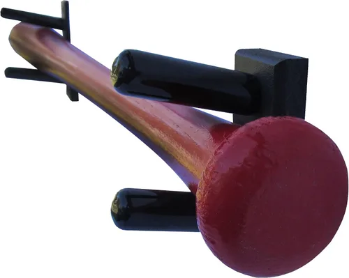 Miniatura 4 de Soportes de pared horizontales para bate de béisbol (fabricados en los Estados Unidos)