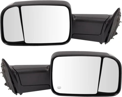Miniatura 41 de Trail Ridge Juego de espejos de remolque de 2 piezas para el lado del conductor y del pasajero compatible con Ford F-150 FO1320479 FO1321479