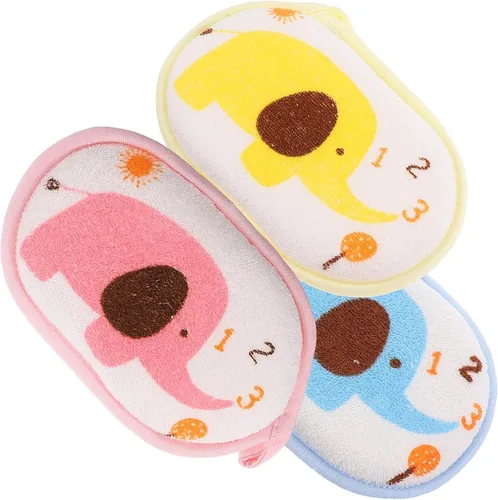 Miniatura 5 de FOMIYES Esponja de baño para bebé, esponja de baño, esponja de baño, esponja de lufa, esponjas de baño para ducha, toalla de baño, cepillo de espuma