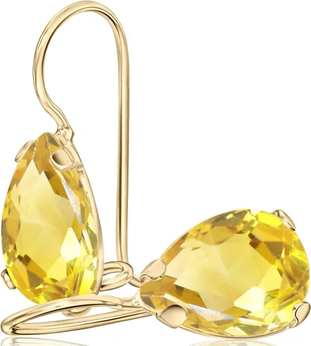 Miniatura 26 de 14K Solid Gold Earrings - Gemstone Earrings for Women - 14K Gold Earrings for Women - Birthstone Earrings - Teardrop Earrings for Women - Gold