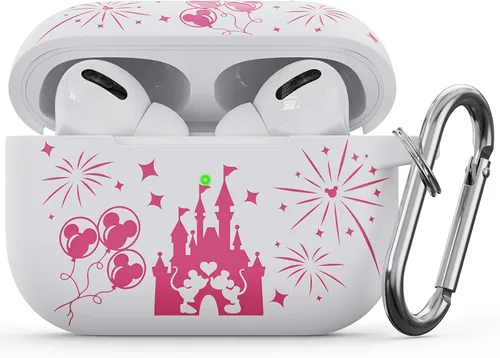 Miniatura 13 de Funda grabada de dos tonos compatible con Apple AirPods Pro de 2ª generación de 1ª generación, funda protectora completa de silicona para AirPods