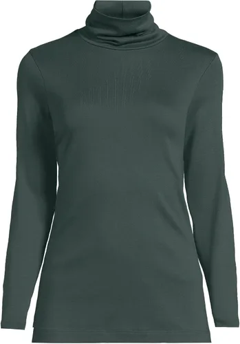 Miniatura 22 de Lands' End Supima - Suéter de cuello alto y mangas largas para mujer