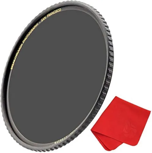 Miniatura 6 de Breakthrough Photography Filtro ND fijo de 2.638 in X4 de 6 paradas para lentes de cámara, filtro de fotografía profesional de densidad neutra