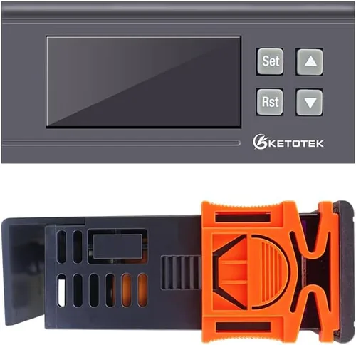 Miniatura 5 de Controlador de temperatura digital KETOTEK KT8230 Termostato regulador 120VAC 30A Fahrenheit -22~572℉ Calefacción enfriamiento para incubadora