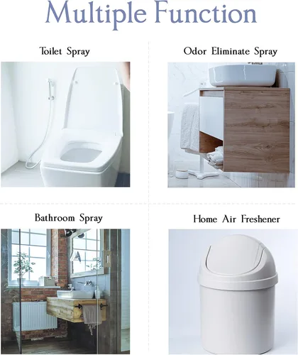 Miniatura 6 de Clean-n-Fresh Aerosol para inodoro, aroma a eucalipto, aceite esencial de plantas 100% natural, ambientadores para baño, más de 400 usos, eliminador