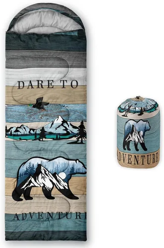 Miniatura 29 de Axolotl Saco de Dormir de Unicornio para Niños y Niñas – Sacos de Dormir Ligeros Cálidos para Clima Frío, Saco de Dormir Portátil Impermeable