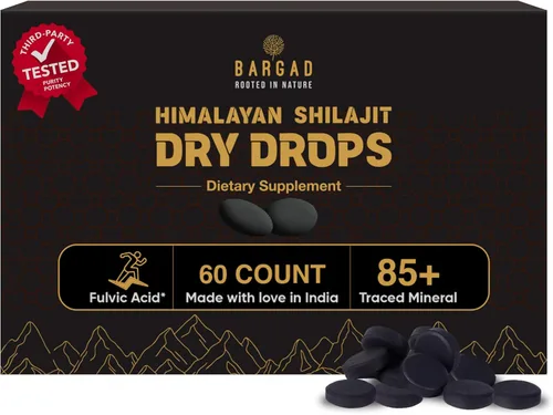 Miniatura 10 de Bargad Barras de Miel Pura de Shilajit del Himalaya con Azafrán – 30 unidades +75% de ácido fúlvico, +85 minerales traza Aumento natural