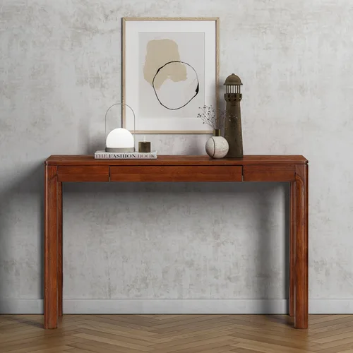 Miniatura 10 de NTC Flow Mesa de Café Moderna de Madera Rectangular con Cajón Oculto – Resistente al Agua y al Calor, Negro Quemado