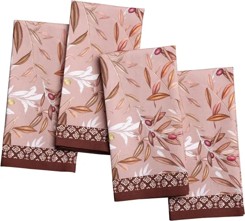 Miniatura 78 de Maison d' Hermine Happy Florals - Juego de 4 servilletas 100% algodón suave y cómodo perfectas para cenas familiares, bodas, fiestas de cóctel, 063