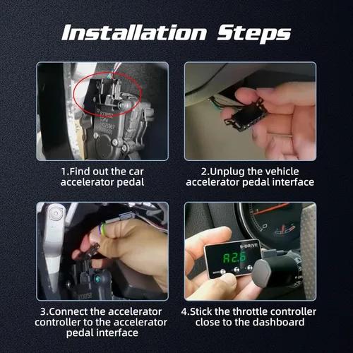Miniatura 6 de Controlador de respuesta del acelerador, 9 modos de conducción, acelerador de pedal electrónico inteligente compatible con Chevrolet Silverado