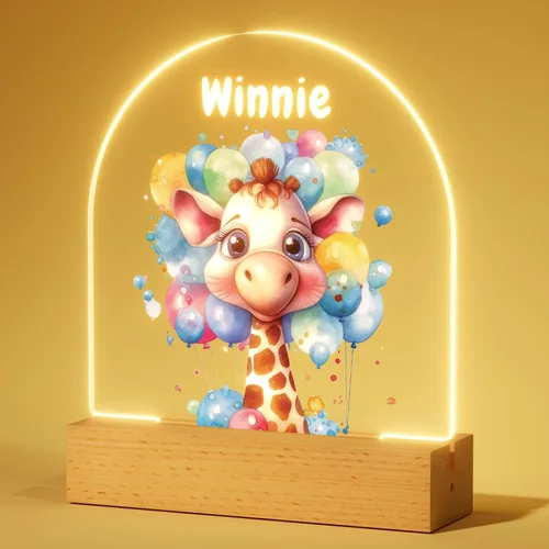 Miniatura 16 de Luz nocturna personalizada, luz nocturna acrílica Koala, regalos personalizados para niños, nombre personalizado, brillo ajustable, alimentación