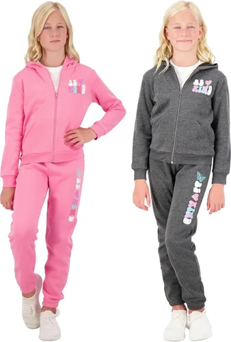 Miniatura 5 de Sweet Butterfly - Conjunto de 4 piezas de sudadera con capucha y pantalones deportivos para niñas