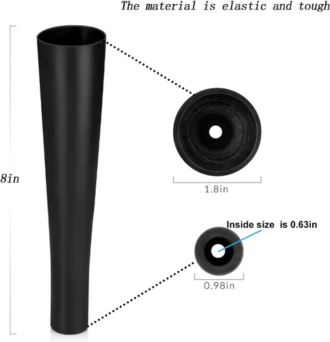 Miniatura 5 de BaseGoal Baseball & Softball Batting Tee,Portable Hitting Tee,with Heavy Duty Base,Rolled Flexible Rubber Top,Adjustable Height for Kids or Adults