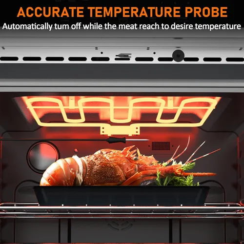 Miniatura 5 de LinTimes Acero inoxidable 30 "Control táctil Horno incorporado HEW3001 - Cajón de microondas, Encimera de microondas, Horno de panel táctil
