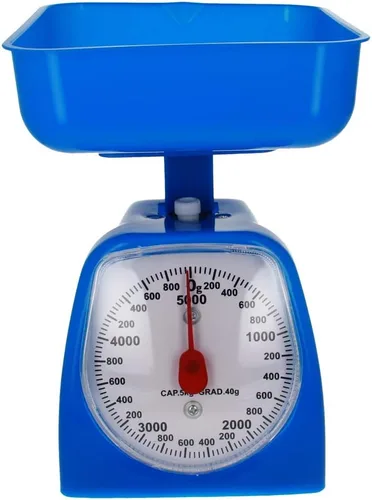 Miniatura 7 de Utoolmart Báscula mecánica de cocina - Báscula de alimentos dietéticos - con medidas de libras y kilogramos - Rango de medición 176.37 oz Precisión